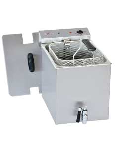 Friteuse électrique.de table 8 Lit.+ robinet de vidange