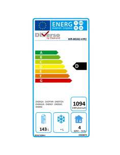 Table frigorifique, ventilé, 2 portes GN 1/1 (260 Lit.), sur roues 2