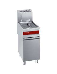 Friteuse gaz 1 cuve 15 litres sur armoire