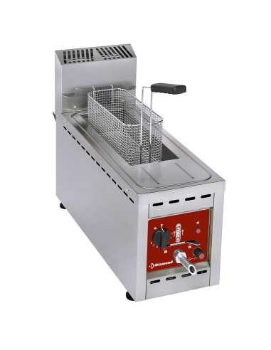 Friteuse gaz, 1 cuve 8 lit., à TOP