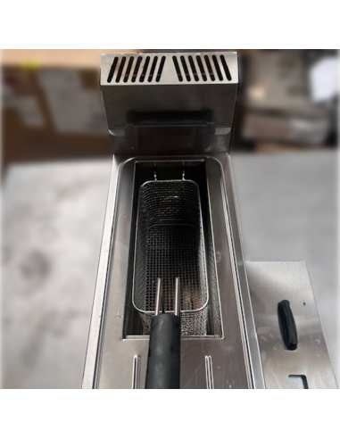 Friteuse gaz, 1 cuve 8 lit., à TOP