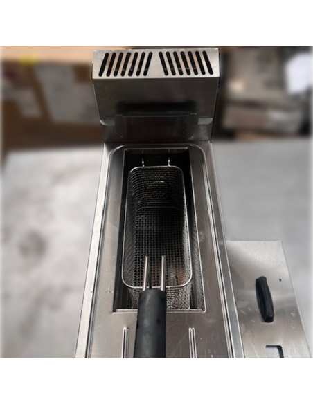 Friteuse gaz, 1 cuve 8 lit., à TOP