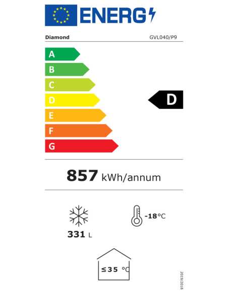Conservateur bahut, 400 litres couvercle coulissants