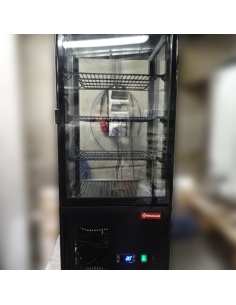 Vitrine de table ventilée, 4 faces vitrées, 4 niveaux "Black" 2