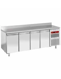 Table frigorifique "murale", ventilée, 4 portes GN 1/1, 550 litres