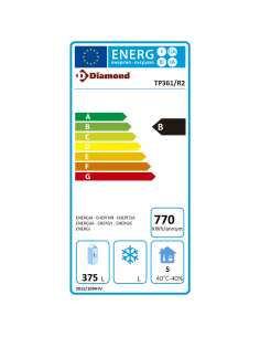 Table frigo 3 portes 600x400, 3 tiroirs neutres (8x bacs 600x400) + tiroir ustensiles 2