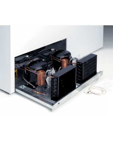 Conservateur panoramique pour surgelés 2 compresseurs, 1 température