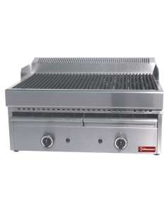 Grill-vapeur gaz avec grille de cuisson en fonte -Top-