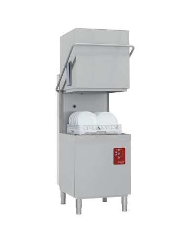 Lave-vaisselle capot, panier 500x500 mm +Break Tank + Adoucisseur en continu