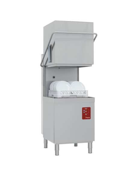 Lave-vaisselle capot, panier 500x500 mm +Break Tank + Adoucisseur en continu