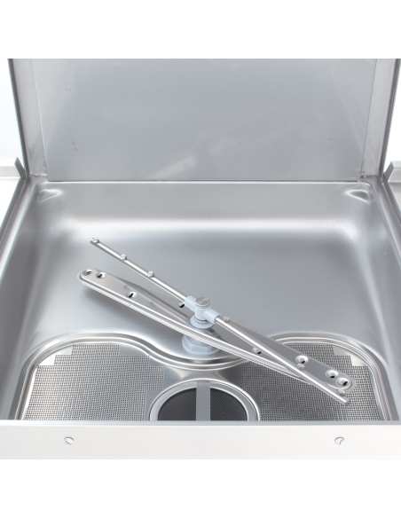 Lave-vaisselle capot, panier 500x500 mm +Break Tank + Adoucisseur en continu