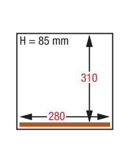 Machine sous-vide, chambre 280x310xh85 mm. - 4 m3/h