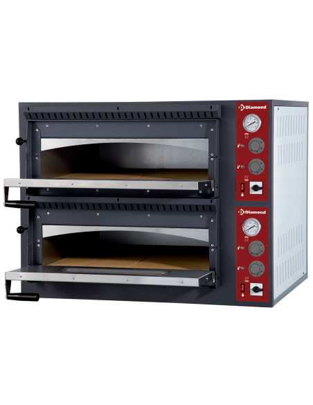 Four électrique 2x 4 pizzas, 2 chambres