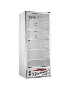 Frigo ventilé, porte vitrée, 525 litres, GN2/1+600x400, blanc