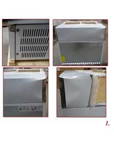 Table pizzas frigorifique 2 portes GN1/1, structure réfrigérée 5x GN1/6-150 mm 2