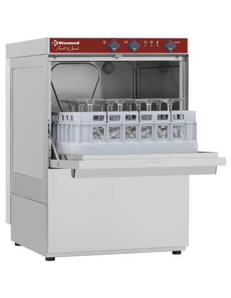 Lave-verres panier carré 350x350 mm