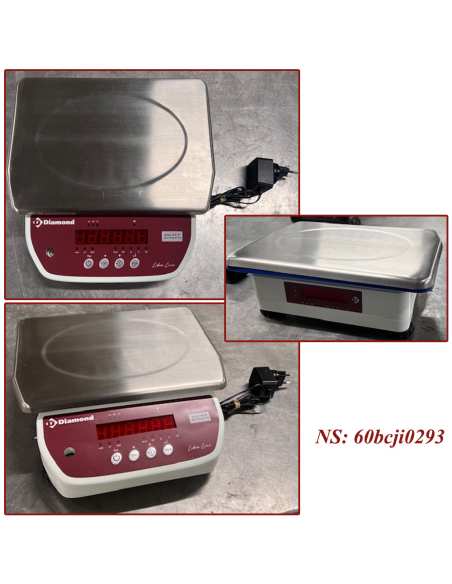 Balance électronique inox, 30Kg x 5g