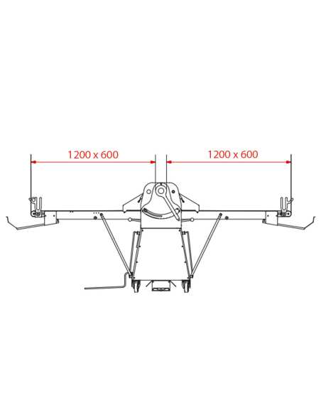 Laminoir à bande sur socle, 600x1200 mm