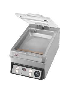 Machine sous vide, couvercle bombé, cuve acier inox  - 4 m3/h