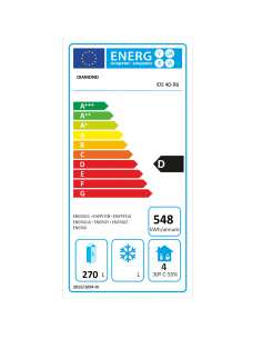 Armoire frigorifique pour poissons, 400 litres, 1 porte 2