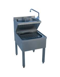 Lave-mains combiné sur piètement