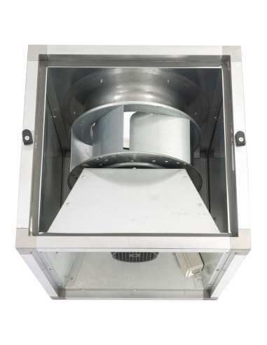 Ventilateur centrifuge "Hors flux" avec caisson isolé