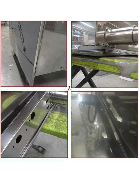 Soubassement ouvert, sur pieds inox réglables