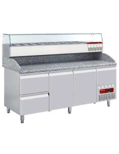 Ensemble table frigo & structure réfrigérée :