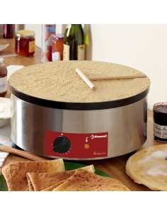 Crêpière haut rendement, électrique, Ø 400 mm "émaillée" 2