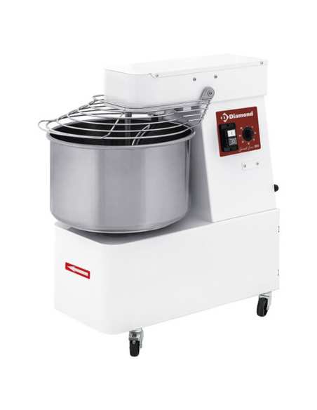 Pétrin à spirale 10 litres, sur roues