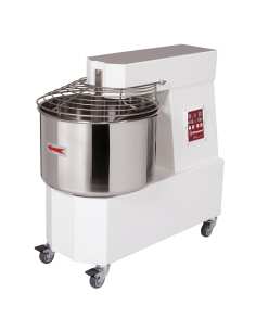 Pétrin à spirale 33 Lt 2 vit. - Automatique, digitale, sur roues