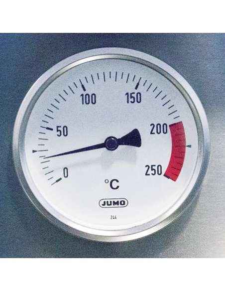 Friteuse gaz HEAVY DUTY, 2 cuves rondes, mécanique