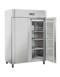 Armoire frigorifique ventilée 1200 Lit. 2 portes GN 2/1, sur roues, 2 avec freins 2