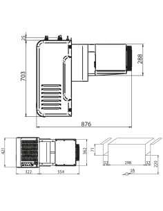 Groupe frigorifique "à chevauchement" T° -15°-25° 2