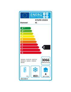 Armoire de congélation ventilée 700 Lit. 1 porte GN 2/1, sur roues 2