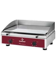 Plaque de cuisson lisse, chromée, électrique