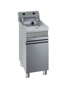 Friteuse électrique 1 cuve 14 litres sur armoire