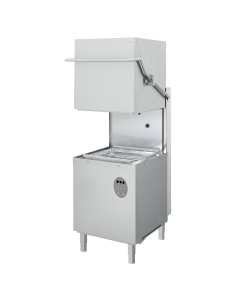 Lave-vaisselle capot, panier carré 500x500 mm avec doseur de produit  de lavage