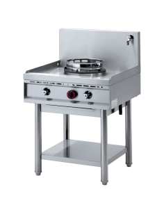 Fourneau wok gaz, 1 feu (13 kW)