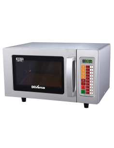 Four micro-ondes en inox,1000 W. (25 Lt), digital