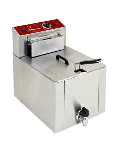 Friteuse de table électrique "S-POWER" 12 litres + robinet