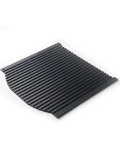 Plaque de cuisson rainurée