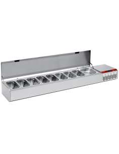 Structure réfrigérée GN 10x1/3, avec couvercle