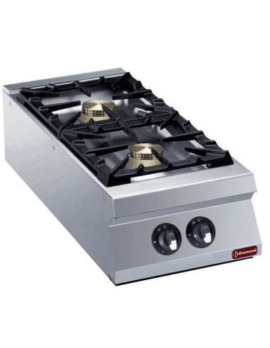 Cuisinière 2 feux vifs gaz -TOP- "POWERFUL"