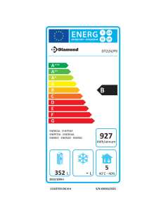 Table frigorifique ventilée, 4 portes GN 1/1, 550 Lit. 2