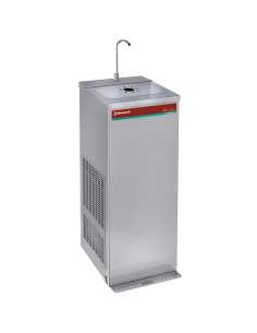 Fontaine réfrigérée à pédale, inox, 35 Litres/heure