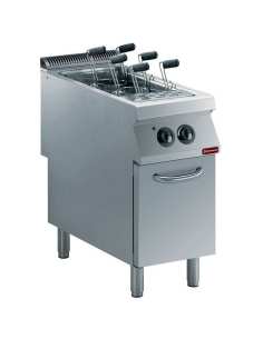 Cuiseur à pâtes électrique, 1 cuve GN 1/1, sur meuble (sans paniers)