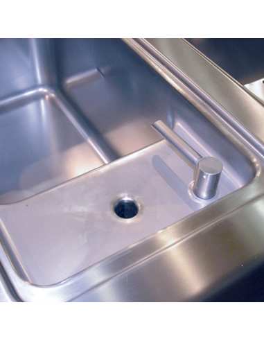 Cuiseur à pâtes électrique, 1 cuve GN 1/1, sur meuble (sans paniers)