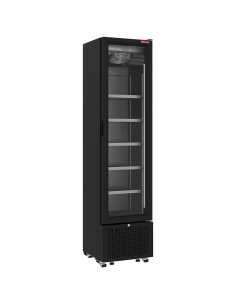 Vitrine ventilée positive 221 litres NOIRE
