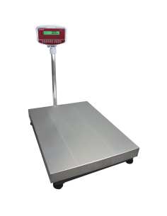 Bascule électronique inox avec colonne, 300Kg x 20g